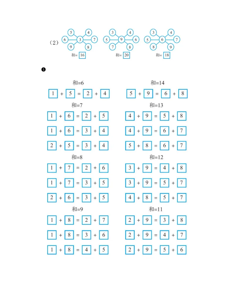 图解小学数学思维训练题一年级_奥数专题合集_H007奥数类教辅汇总PDF_1~6年级图解小学数学思维训练题