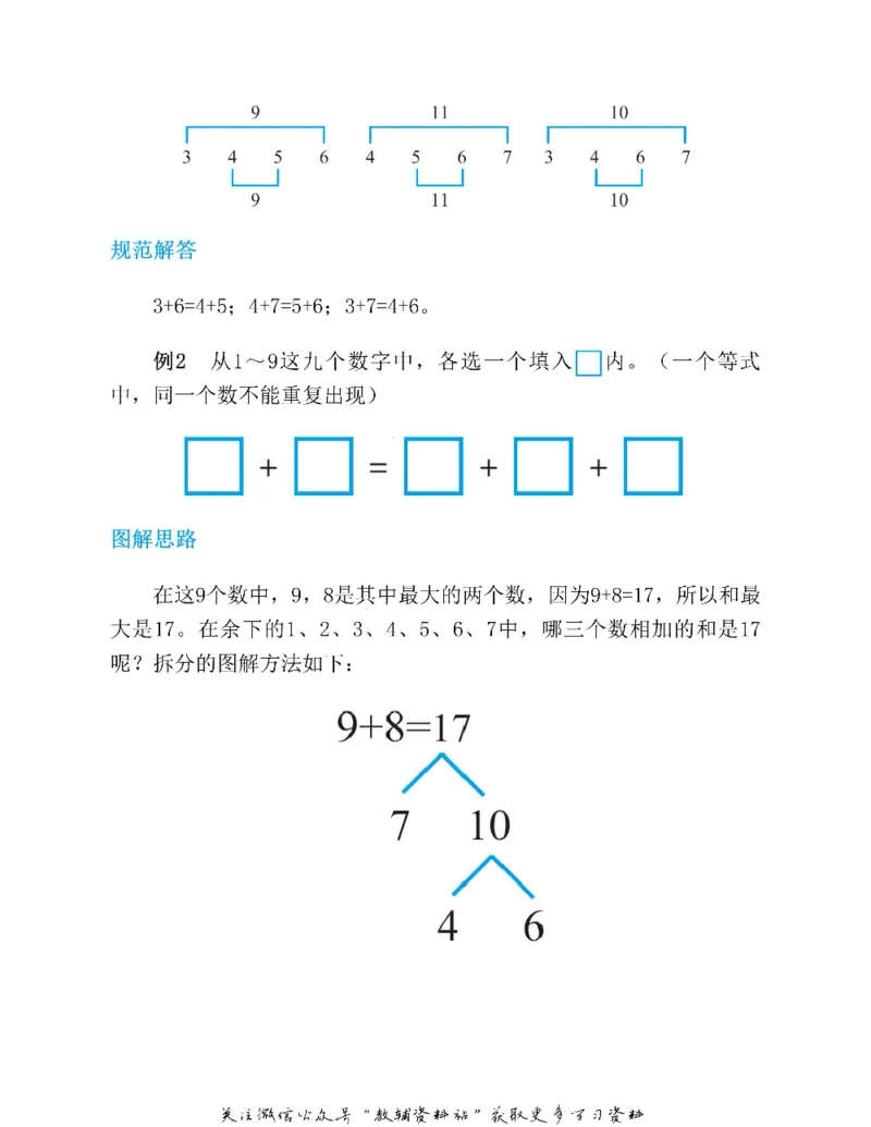 图解小学数学思维训练题一年级_奥数专题合集_H007奥数类教辅汇总PDF_1~6年级图解小学数学思维训练题