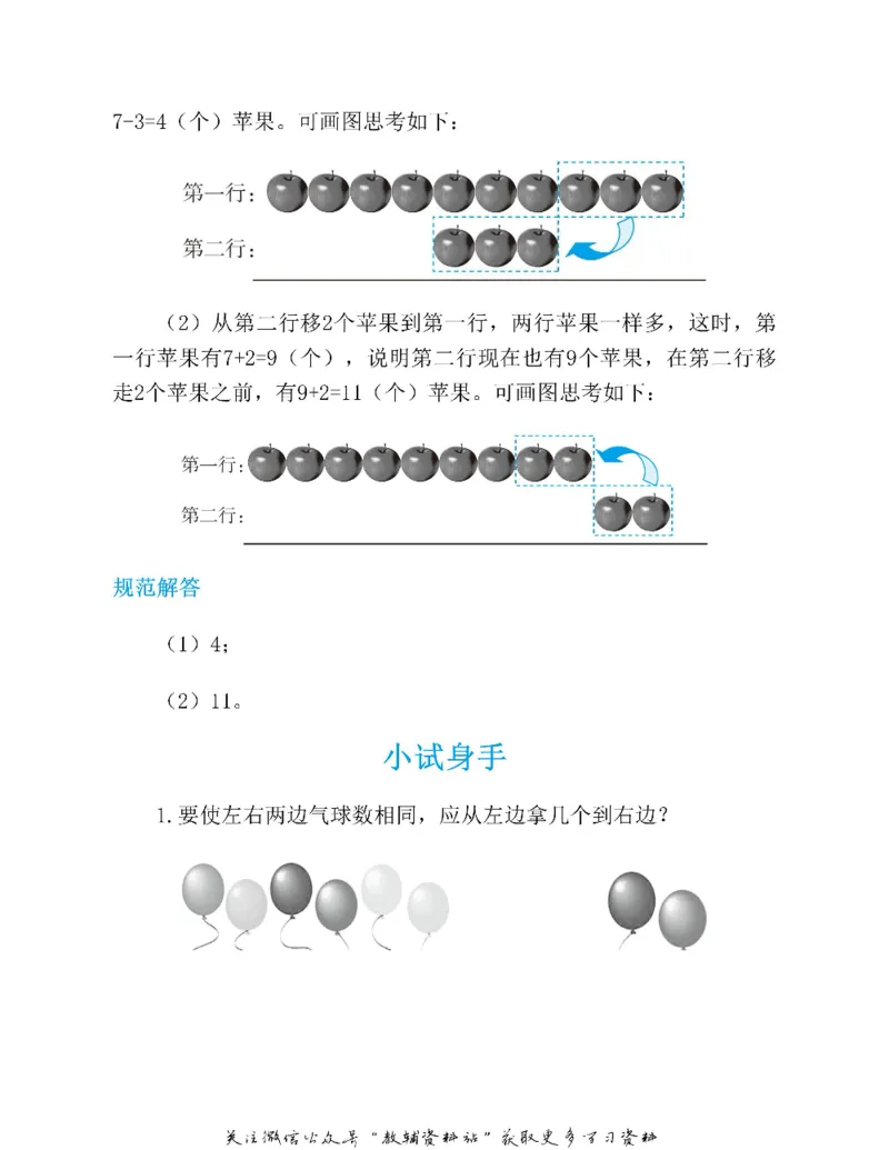 图解小学数学思维训练题一年级_奥数专题合集_H007奥数类教辅汇总PDF_1~6年级图解小学数学思维训练题