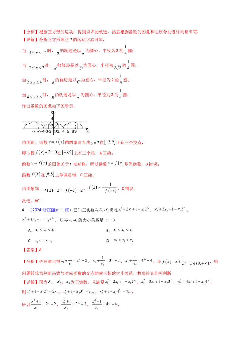 第05讲函数的图象（教师版）_02高考数学_2025年新高考资料_一轮复习_备战2025年高考数学一轮复习考点帮_备战2025年高考数学一轮复习考点帮（新高考通用）（完结）_第二部分专项讲义