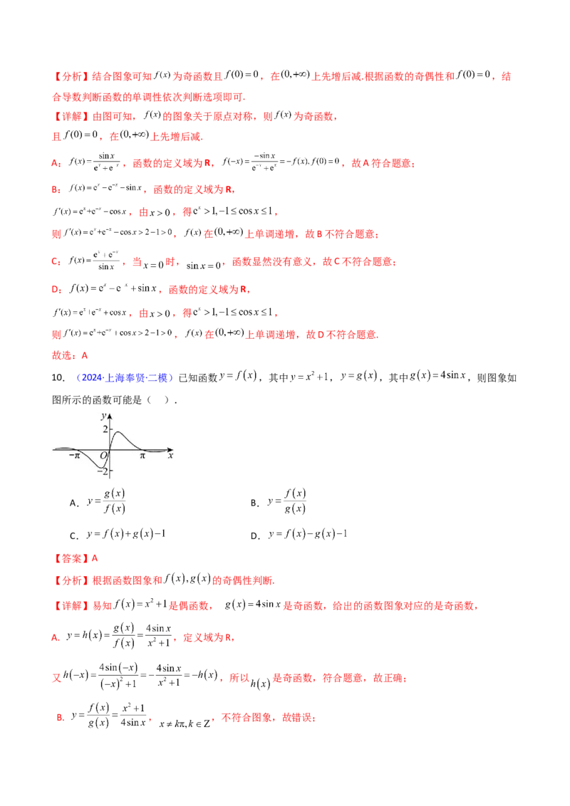 第05讲函数的图象（教师版）_02高考数学_2025年新高考资料_一轮复习_备战2025年高考数学一轮复习考点帮_备战2025年高考数学一轮复习考点帮（新高考通用）（完结）_第二部分专项讲义