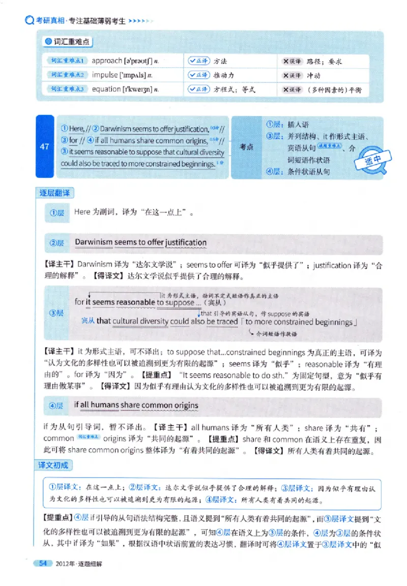 真题解析篇（一）逐题细解英语(一)2007-2016_27考研真题_考研英语一、二真题+解析（1994-2026）_02.考研真相_2027《考研真相》（英一）