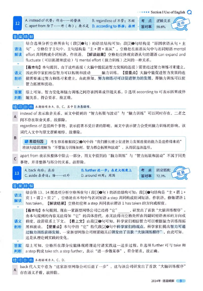 真题解析篇（一）逐题细解英语(一)2007-2016_27考研真题_考研英语一、二真题+解析（1994-2026）_02.考研真相_2027《考研真相》（英一）