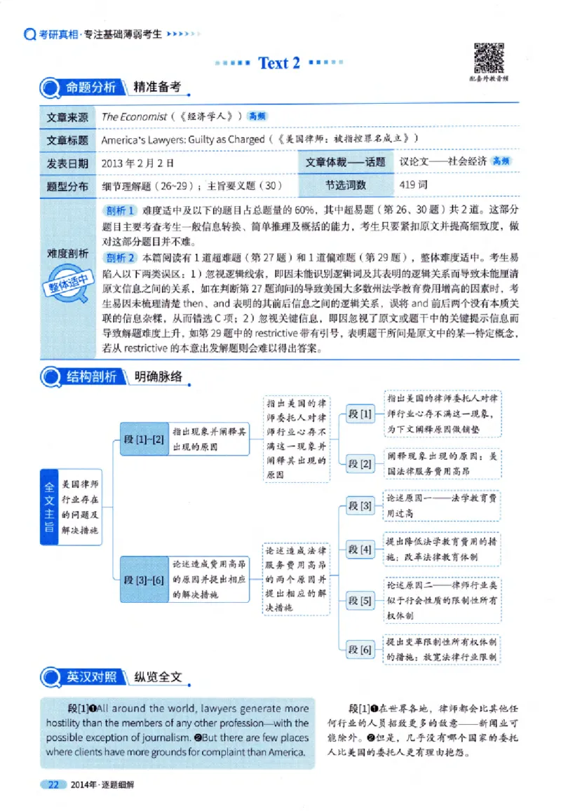 真题解析篇（一）逐题细解英语(一)2007-2016_27考研真题_考研英语一、二真题+解析（1994-2026）_02.考研真相_2027《考研真相》（英一）