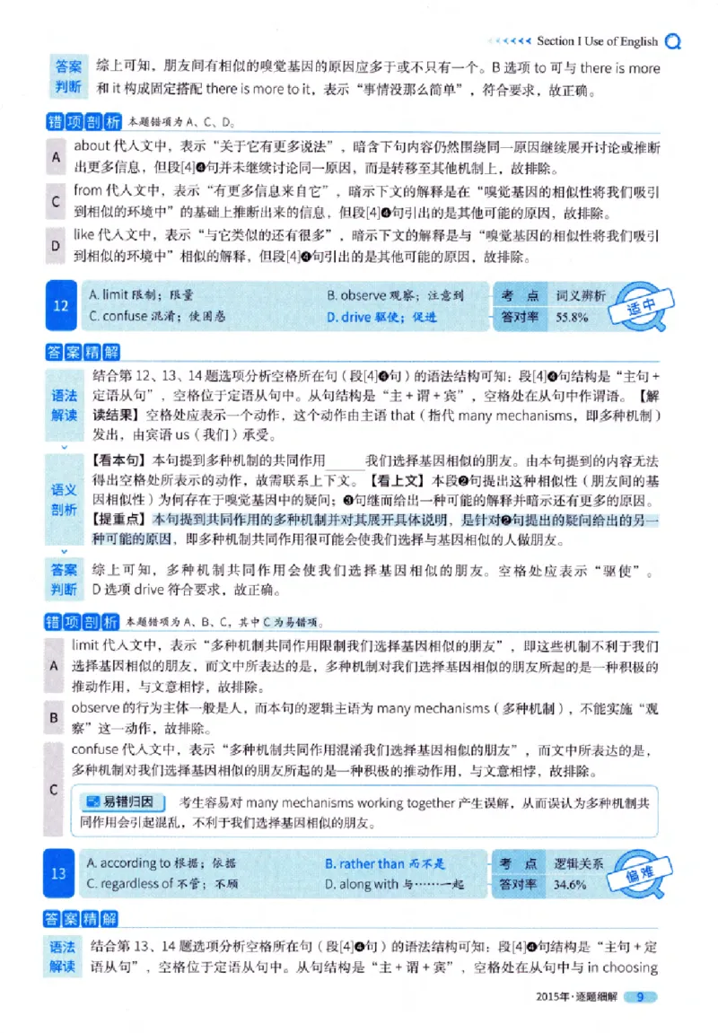 真题解析篇（一）逐题细解英语(一)2007-2016_27考研真题_考研英语一、二真题+解析（1994-2026）_02.考研真相_2027《考研真相》（英一）