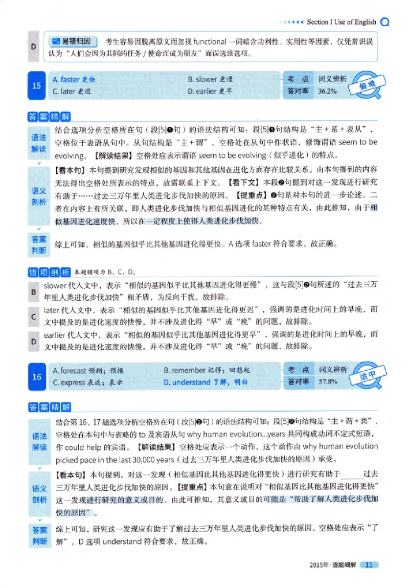 真题解析篇（一）逐题细解英语(一)2007-2016_27考研真题_考研英语一、二真题+解析（1994-2026）_02.考研真相_2027《考研真相》（英一）