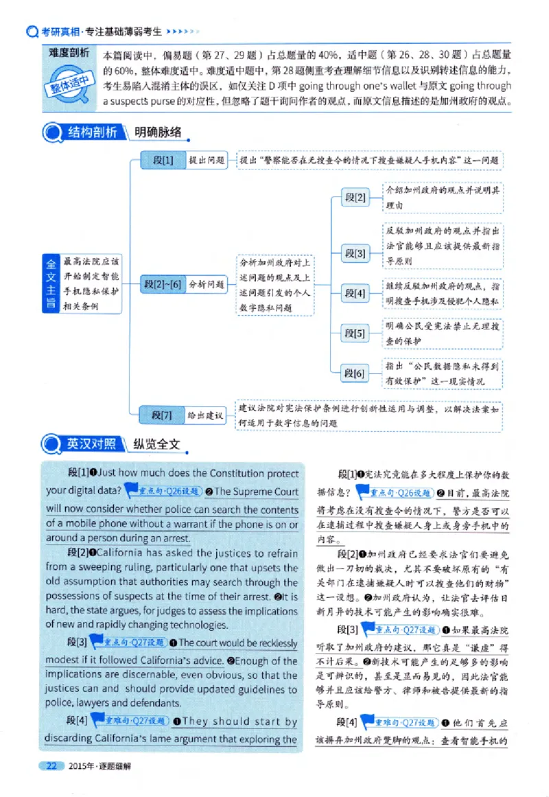 真题解析篇（一）逐题细解英语(一)2007-2016_27考研真题_考研英语一、二真题+解析（1994-2026）_02.考研真相_2027《考研真相》（英一）