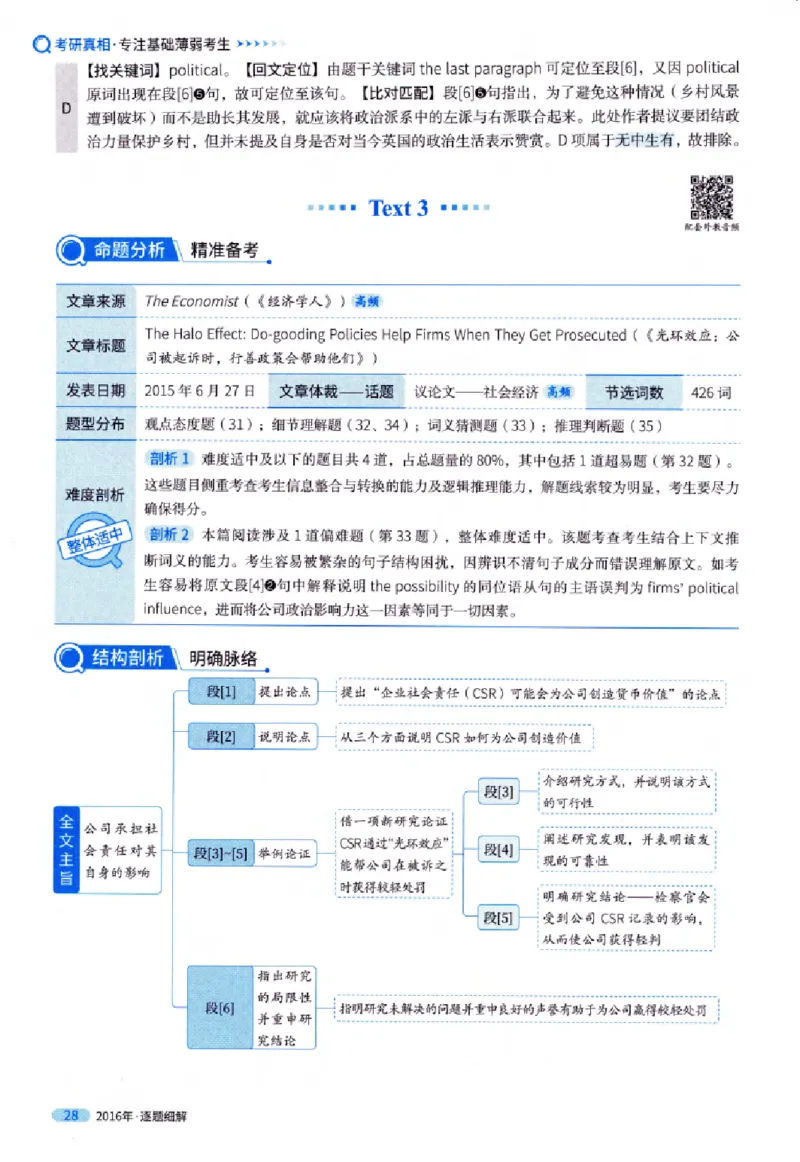 真题解析篇（一）逐题细解英语(一)2007-2016_27考研真题_考研英语一、二真题+解析（1994-2026）_02.考研真相_2027《考研真相》（英一）