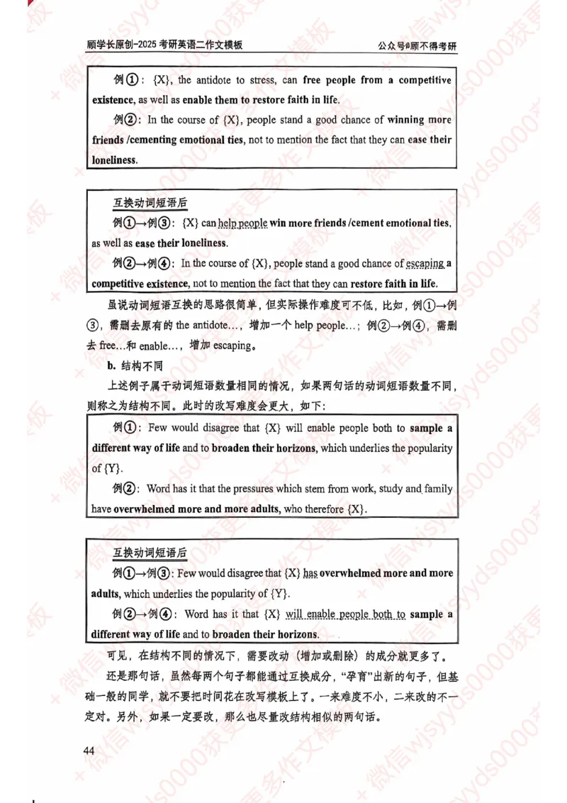 2025顾不得英语二作文模版-大作文_考研英语+作文模板_考研英语作文模版_1.顾不得_英语二