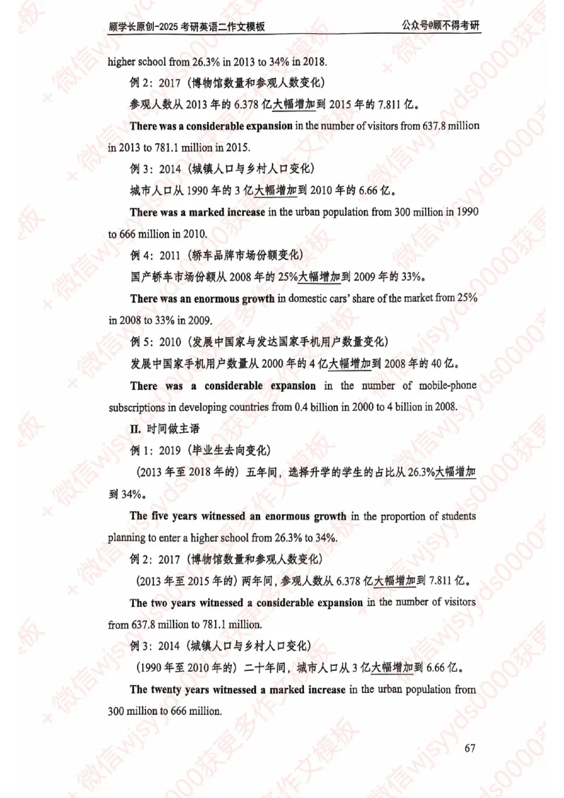 2025顾不得英语二作文模版-大作文_考研英语+作文模板_考研英语作文模版_1.顾不得_英语二