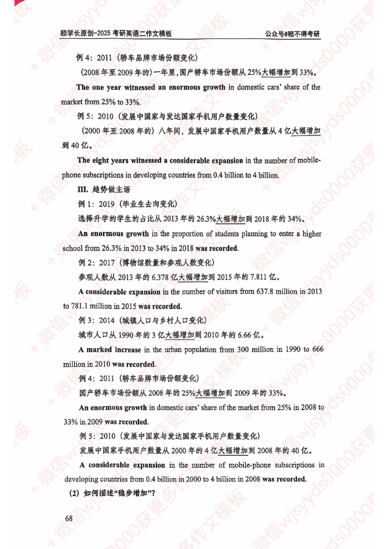 2025顾不得英语二作文模版-大作文_考研英语+作文模板_考研英语作文模版_1.顾不得_英语二