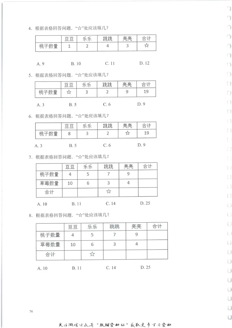 奥数天天练二年级_奥数专题合集_H007奥数类教辅汇总PDF_1~6年级奥数天天练
