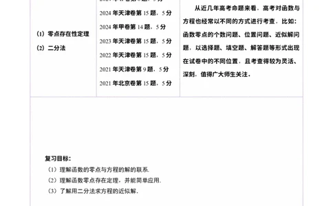 第07讲函数与方程（十一大题型）（讲义）（解析版）_2025年新高考资料_一轮复习_2025年高考数学一轮复习讲练测（新教材新高考，含2024高考真题）_第二章函数与基本初等函数