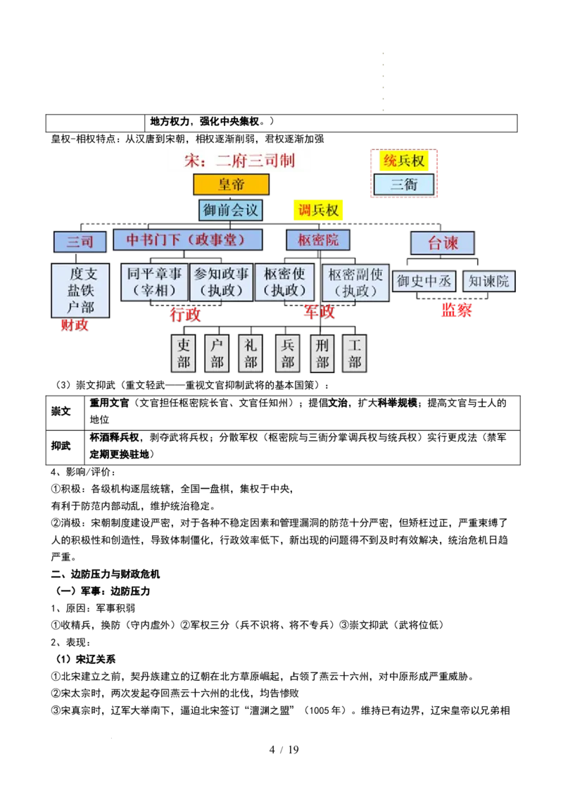 第06讲两宋的政治和军事及辽夏金元的统治（解析版）_07高考历史_新高考复习资料_2024年新高考复习资料_一轮复习资料_完2024年高考历史一轮复习讲练测(课件+讲义+练习)（新高考）_296