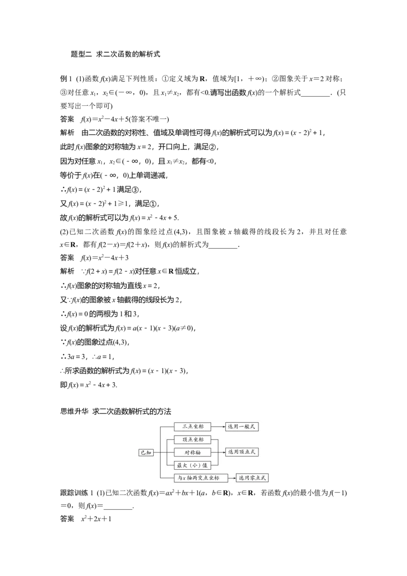 2022届高考数学一轮复习(新高考版)第2章&sect;2.3　幂函数与二次函数_新高考复习资料_2022年新高考资料_2022年一轮复习各版本_1.新高考2022年高考数学一轮复习