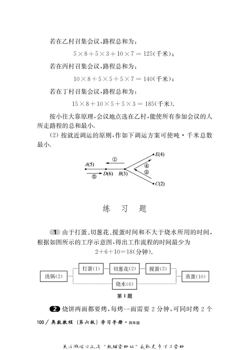 奥数教程&middot;四年级学习手册_奥数专题合集_H007奥数类教辅汇总PDF_1~12年级奥数教程