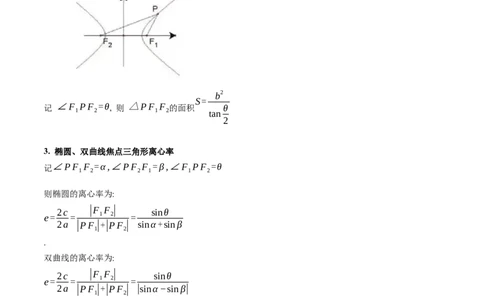 第09讲圆锥曲线中的焦点三角形与焦点弦三角形（学生版）_2025年新高考资料_一轮复习_备战2025年高考数学一轮复习考点帮_备战2025年高考数学一轮复习考点帮（新高考通用）（完结）