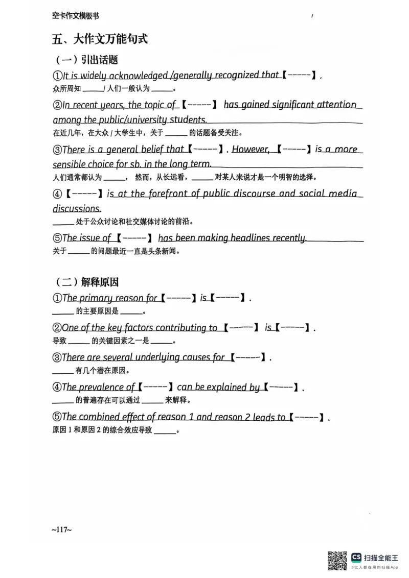 赠空卡25_考研英语+作文模板_考研英语作文模版