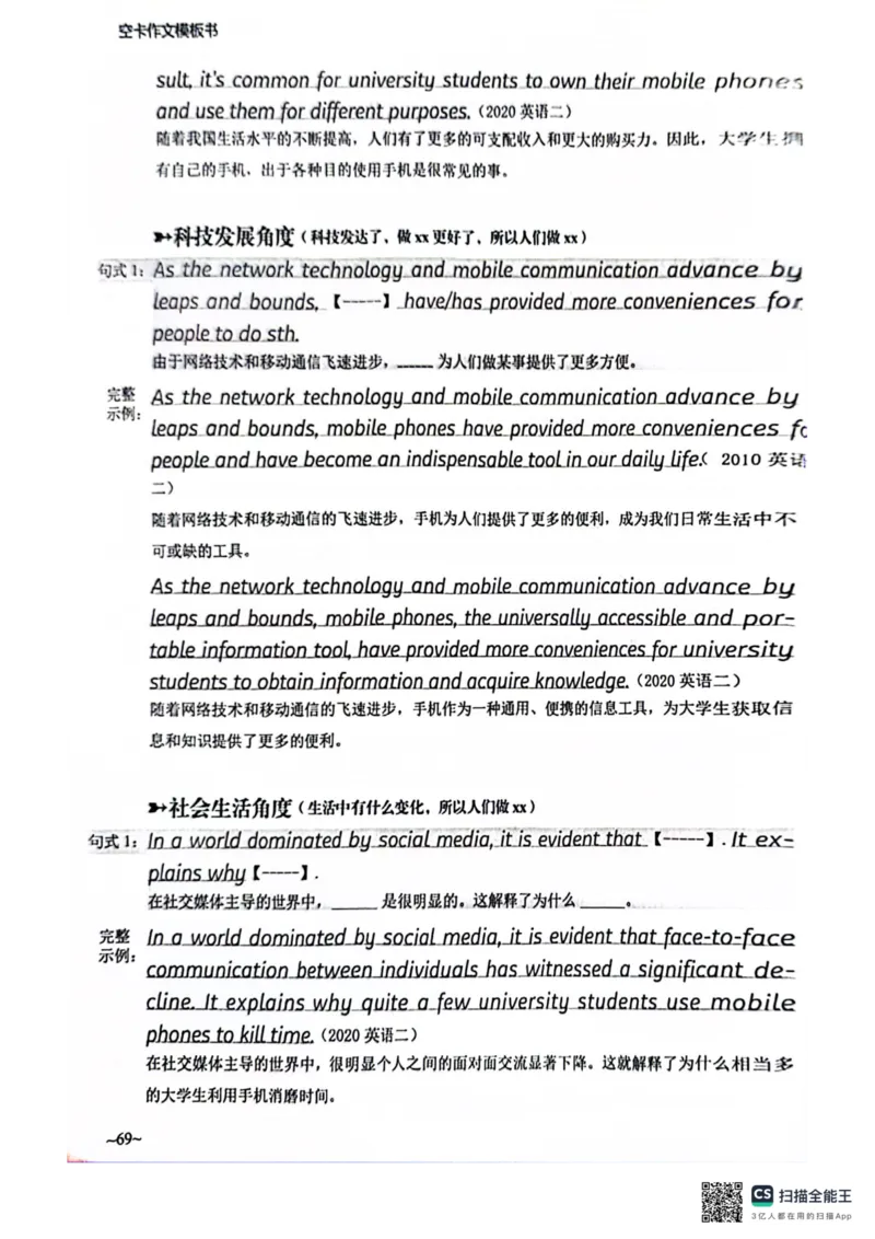 赠空卡25_考研英语+作文模板_考研英语作文模版