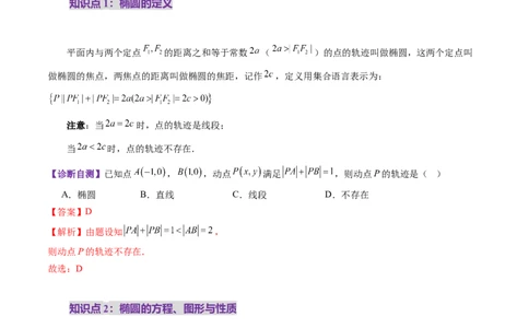 第05讲椭圆及其性质（九大题型）（讲义）（解析版）_2025年新高考资料_一轮复习_2025年高考数学一轮复习讲练测（新教材新高考，含2024高考真题）_第八章平面解析几何