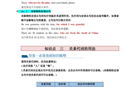 第11讲定语从句（讲义）-2024年高考英语一轮复习讲练测（新教材新高考）（原卷版）_03高考英语_新高考复习资料_2024年新高考资料_一轮复习资料_第一部分语法