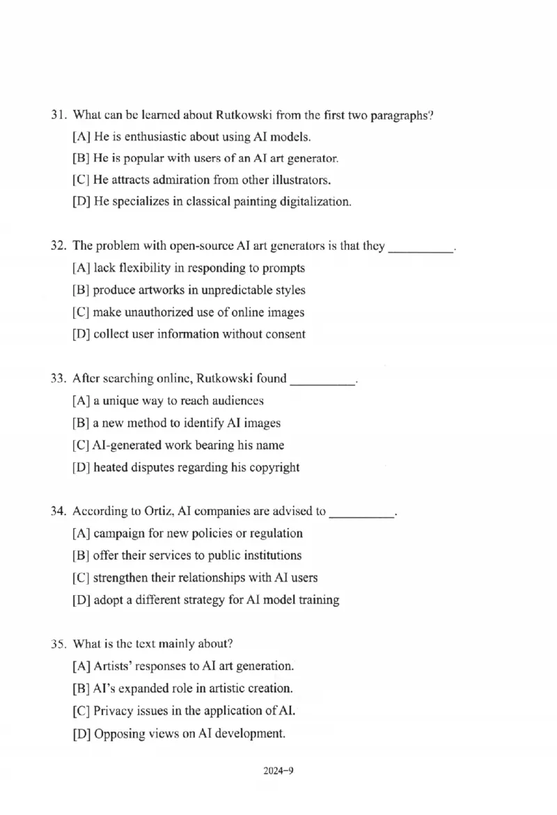 2010-2024英语一真题一键打印版已设计好排版，直接双面打印即可_考研真题_x_英语一真题+解析［80-25］_英语一2010-2024真题及解析