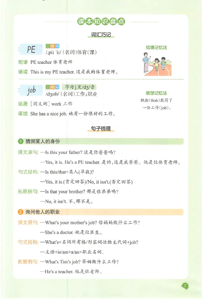 四年级英语人教PEP版上册25秋《一本课本预习笔记》_语数英1-6年级《一本课本预习笔记》_英语人教PEP版上册_四年级英语人教PEP版上册25秋《一本课本预习笔记》(3)