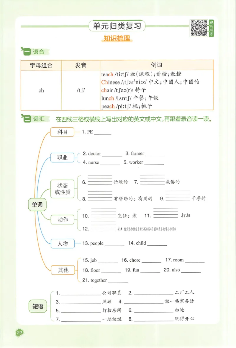 四年级英语人教PEP版上册25秋《一本课本预习笔记》_语数英1-6年级《一本课本预习笔记》_英语人教PEP版上册_四年级英语人教PEP版上册25秋《一本课本预习笔记》(3)