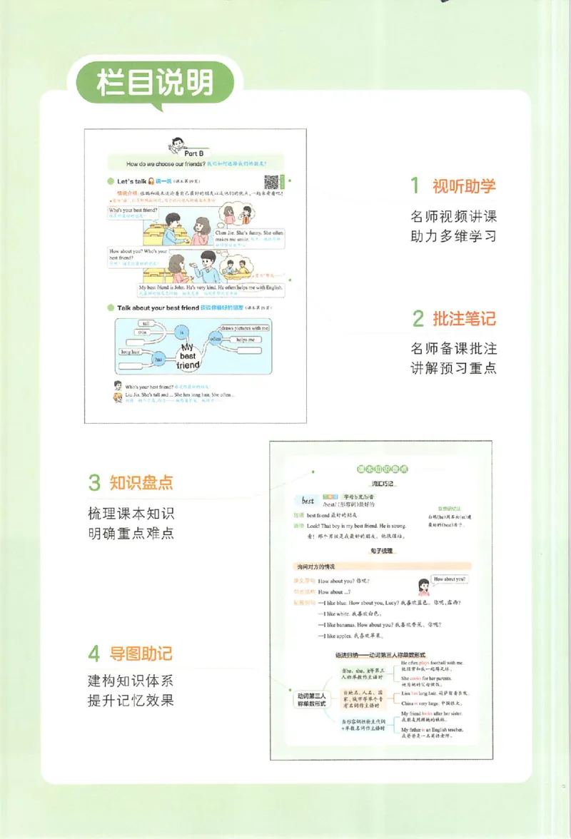 四年级英语人教PEP版上册25秋《一本课本预习笔记》_语数英1-6年级《一本课本预习笔记》_英语人教PEP版上册_四年级英语人教PEP版上册25秋《一本课本预习笔记》(3)