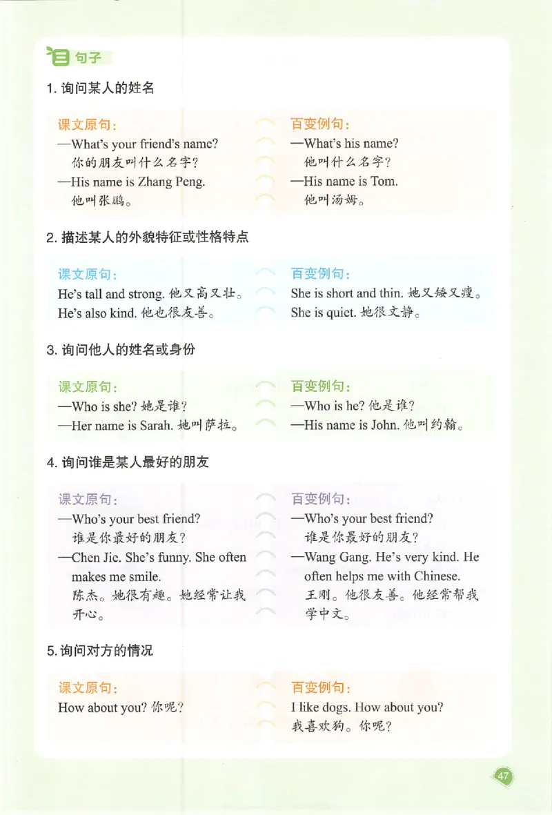 四年级英语人教PEP版上册25秋《一本课本预习笔记》_语数英1-6年级《一本课本预习笔记》_英语人教PEP版上册_四年级英语人教PEP版上册25秋《一本课本预习笔记》(3)