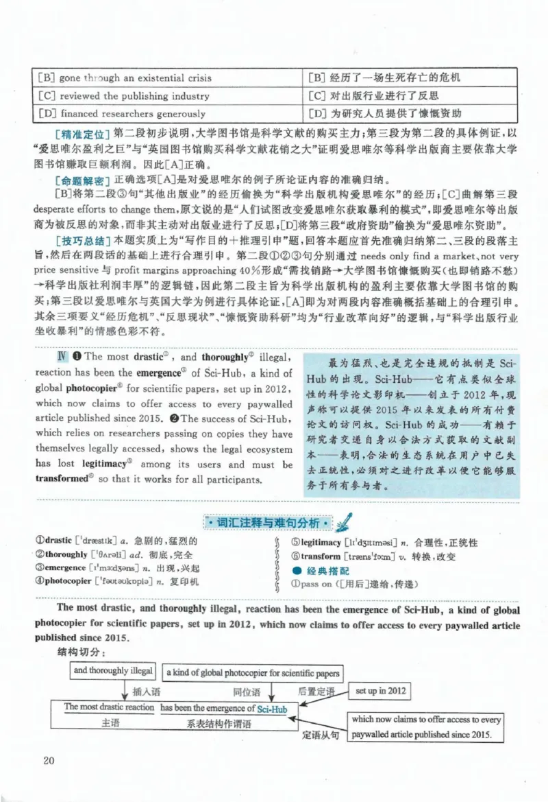 2020年考研英语一真题解析_考研英语+作文模板_1.1980-2025考研英一真题+解析_03、2010-2024年考研英语真题+解析_2010-2024年考研英语一解析