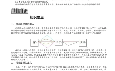 小学奥数教程-简单乘法原理.教师版(137)全国通用（含答案）_奥数专题合集_H003小学奥数培训班课程+习题_1-6年级上下册奥数