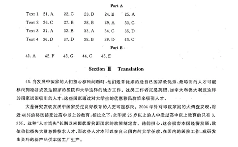 英语二真题答案速查2010-2024_考研真题_x_英语二真题+解析[80-25]_英语二2010-2024真题及解析