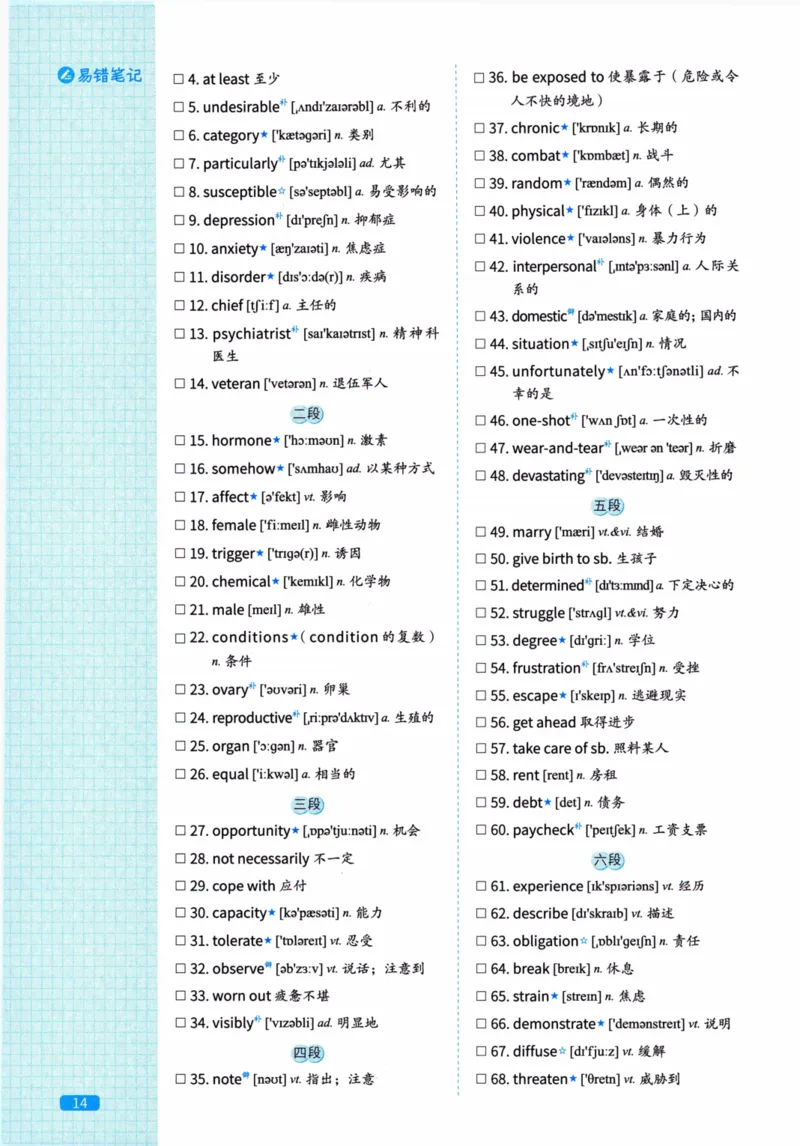 真题配套词汇英语(二)2007-2026_27考研真题_考研英语一、二真题+解析（1994-2026）_02.考研真相_2027《考研真相》（英二）