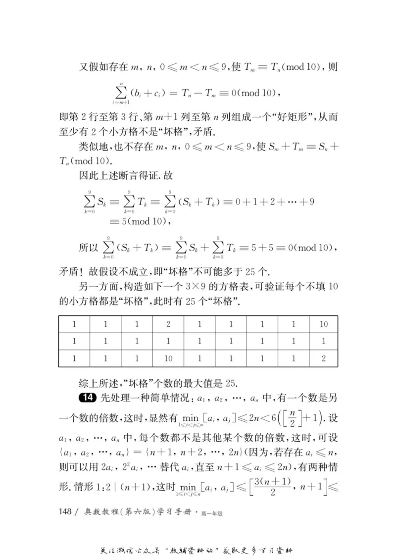 奥数教程&middot;高一年级学习手册_奥数专题合集_H007奥数类教辅汇总PDF_1~12年级奥数教程