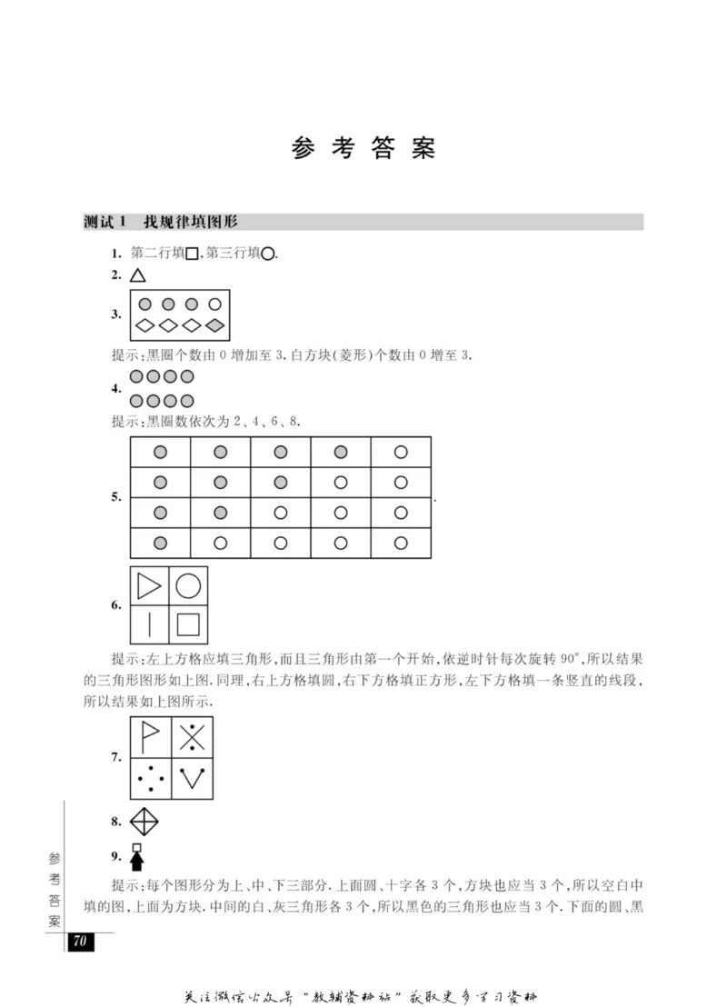 奥数教程&middot;三年级能力测试_奥数专题合集_H007奥数类教辅汇总PDF_1~12年级奥数教程