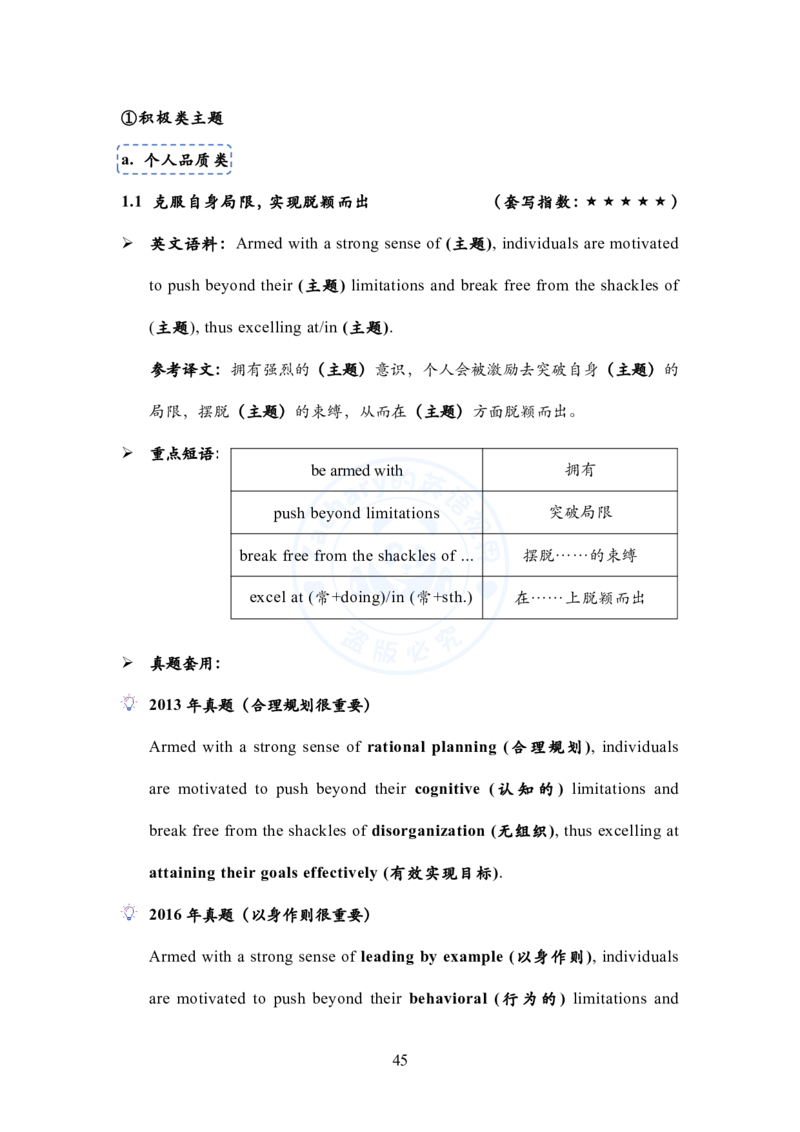 英语一大作文模板教程_考研英语+作文模板_考研英语作文模版_2.Zachary的英语视界_25考研英语一作文模版教程_1.英语一大作文模板教程