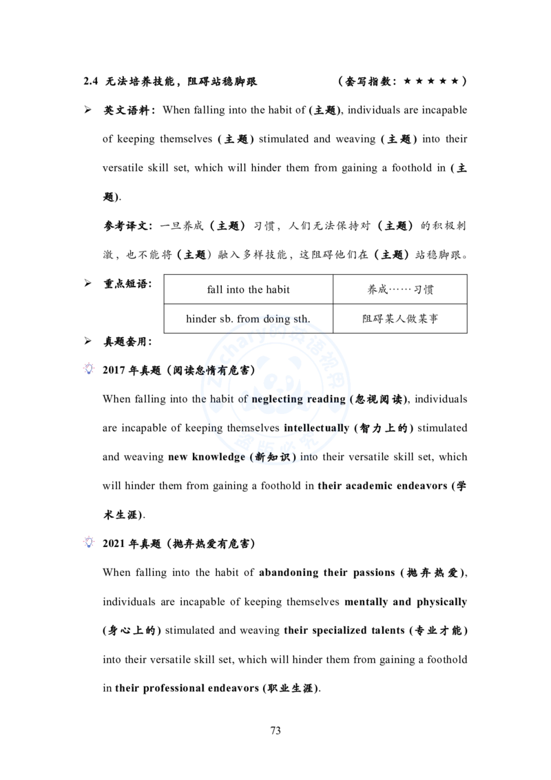 英语一大作文模板教程_考研英语+作文模板_考研英语作文模版_2.Zachary的英语视界_25考研英语一作文模版教程_1.英语一大作文模板教程