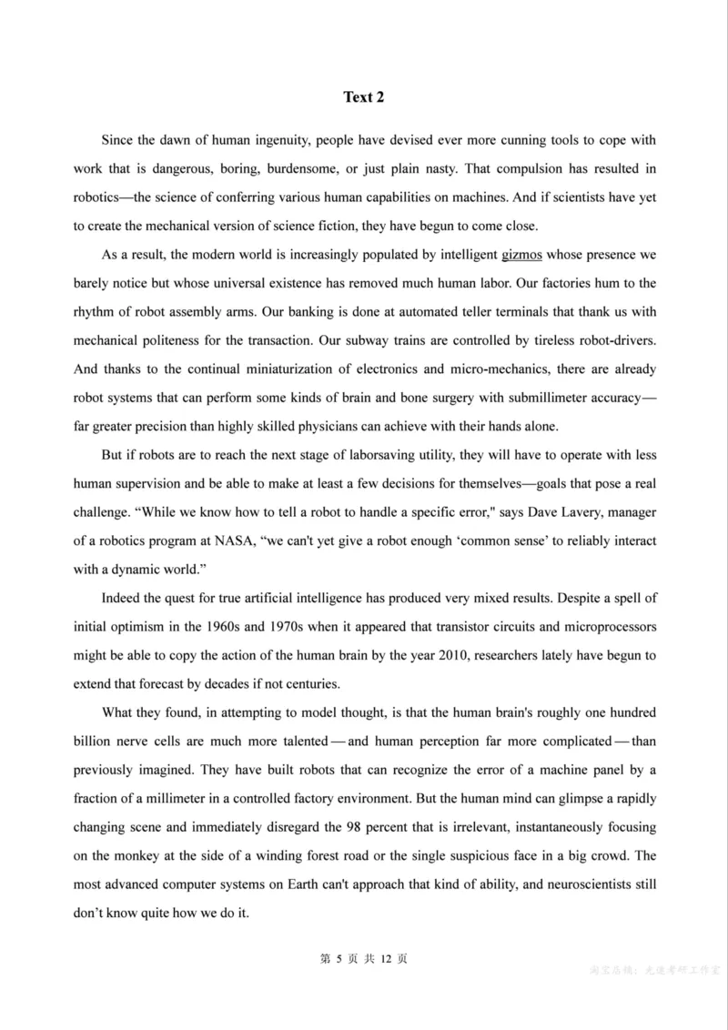 2002年考研英语真题（可复制、可搜索）_考研真题_x_英语一真题+解析［80-25］_英语一1980-2009真题及解析_1998-2009考研英语真题（PDF)