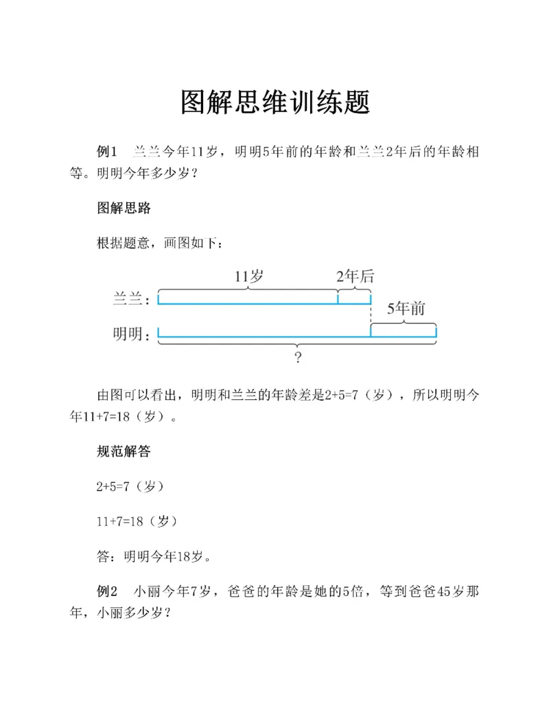 图解小学数学思维训练题二年级_奥数专题合集_H007奥数类教辅汇总PDF_1~6年级图解小学数学思维训练题