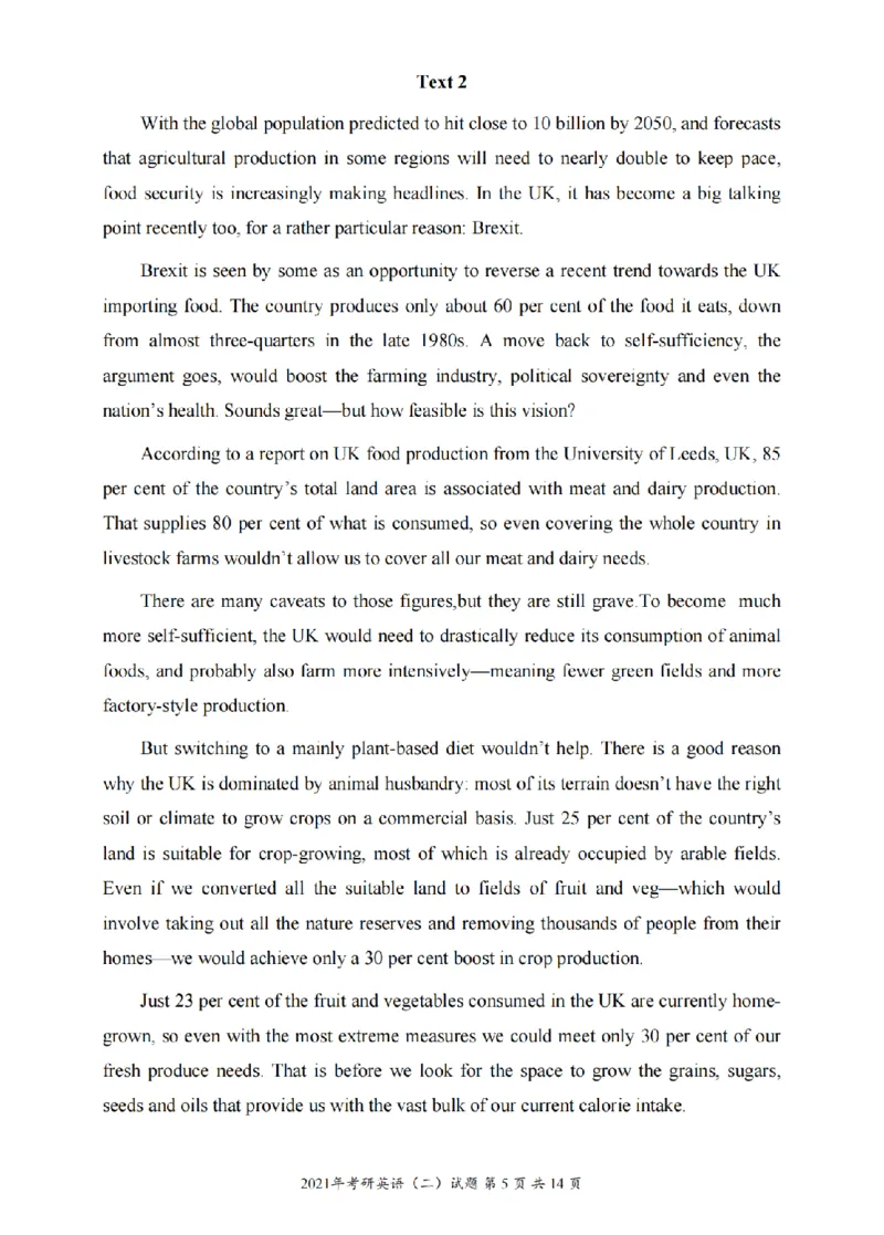 2010-2024英语二真题一键打印版已设计好排版，直接双面打印即可_考研真题_x_英语二真题+解析[80-25]_英语二2010-2024真题及解析