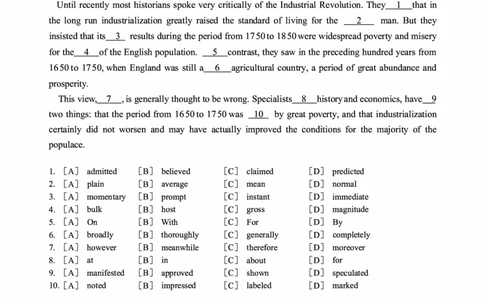 1998年考研英语真题_考研英语+作文模板_1.1980-2025考研英一真题+解析_02、1998-2009年考研英语真题+解析_1998-2009年考研英语真题