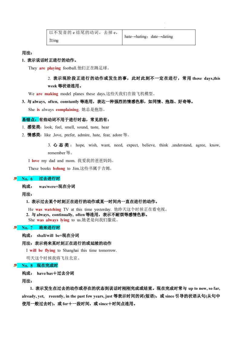 第07讲谓语动词的时态、语态和主谓一致（讲义）-2024年高考英语一轮复习讲练测（新教材新高考）（原卷版）_03高考英语_新高考复习资料_2024年新高考资料_一轮复习资料_第一部分语法