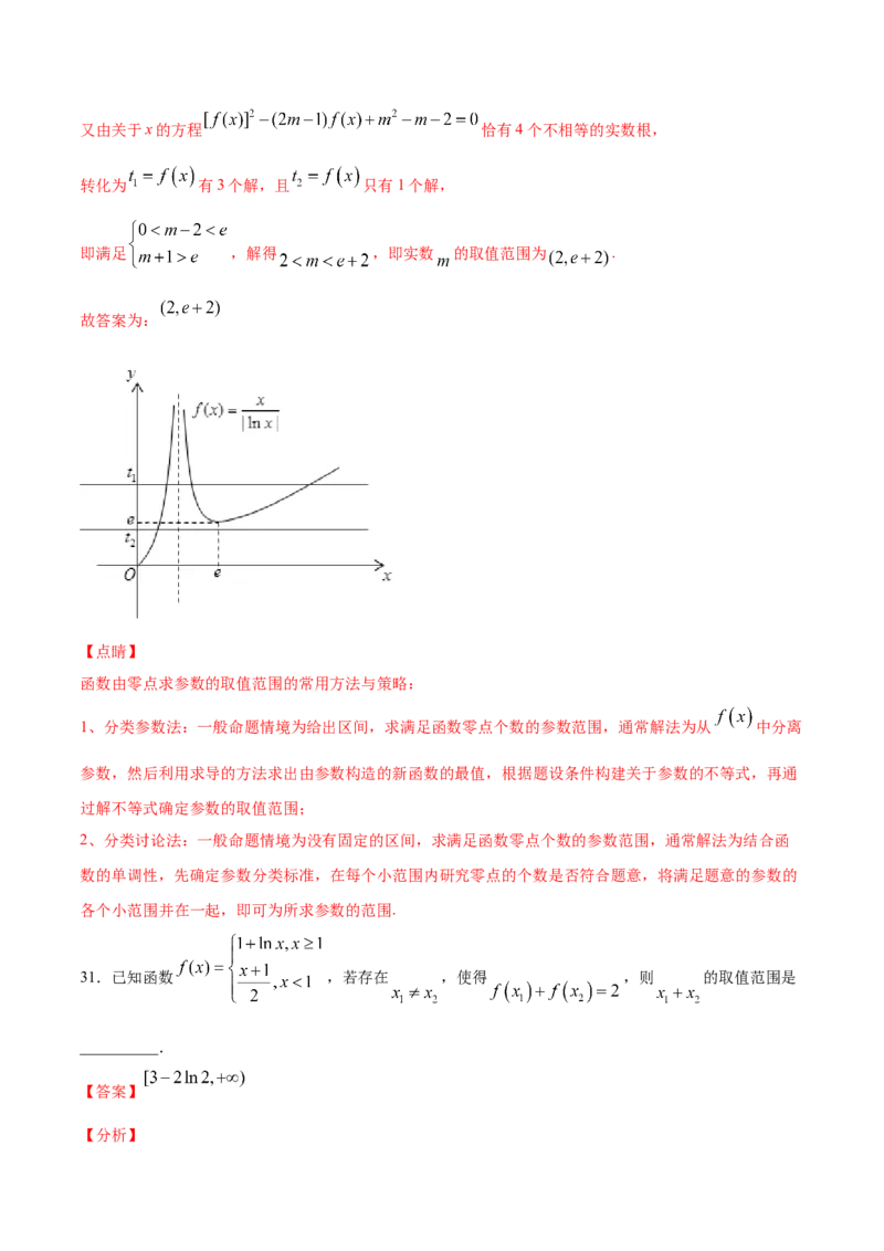 01卷第三章　导数及其应用《过关检测卷》－2022年高考一轮数学单元复习一遍过（新高考专用）(解析版)_新高考复习资料_2022年新高考资料_第03章　导数及其应用
