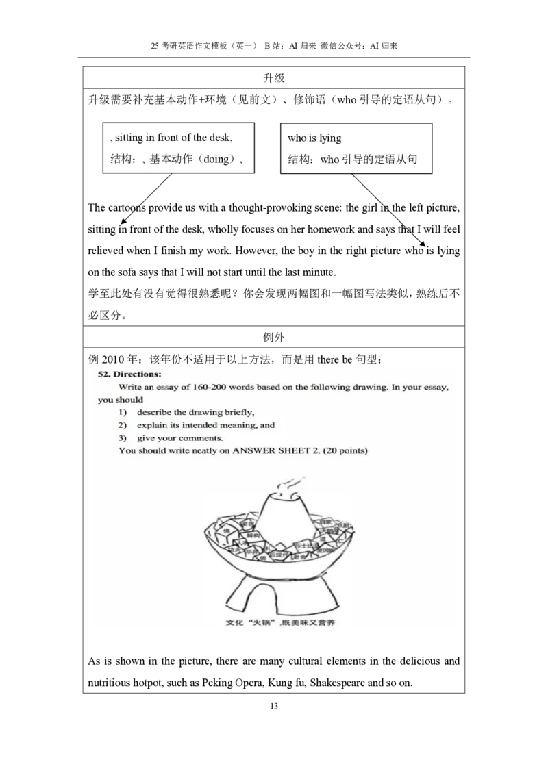 1.25考研英语1大作文模板_考研英语+作文模板_考研英语作文模版_历年真题_ai归来_英语一