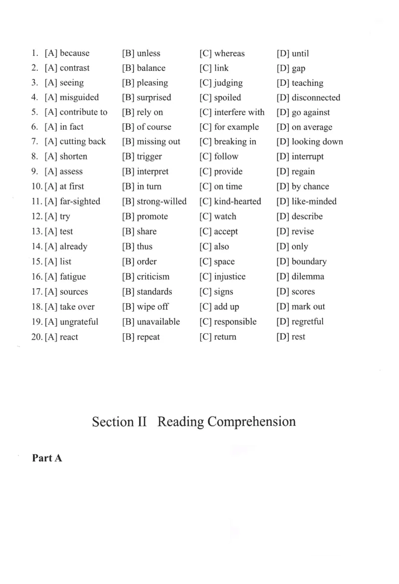 2024年考研英语二真题_考研英语+作文模板_2.1980-2025考研英二真题+解析_03、2010-2024年考研英语真题+解析_2010-2024年考研英语二真题