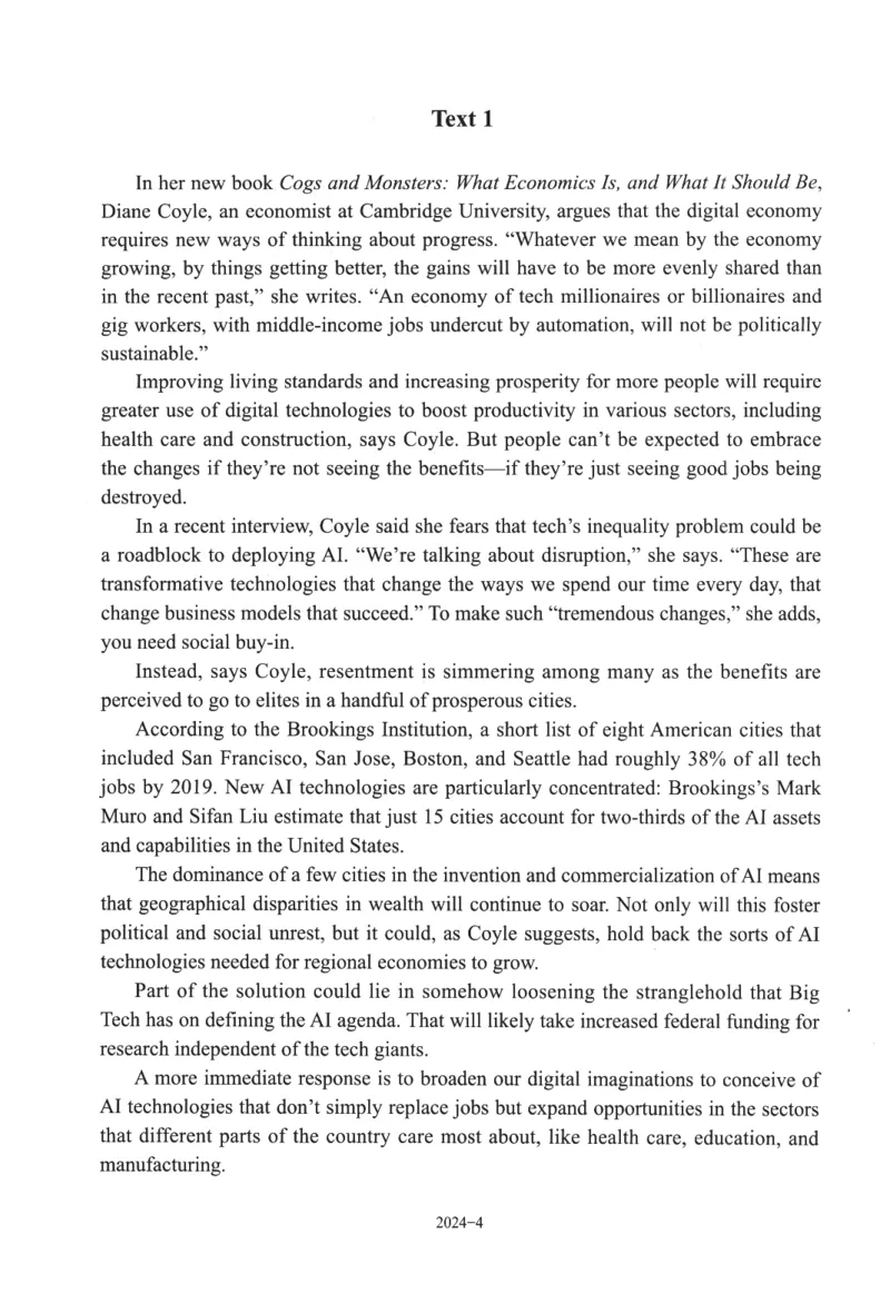 2024年考研英语二真题_考研英语+作文模板_2.1980-2025考研英二真题+解析_03、2010-2024年考研英语真题+解析_2010-2024年考研英语二真题