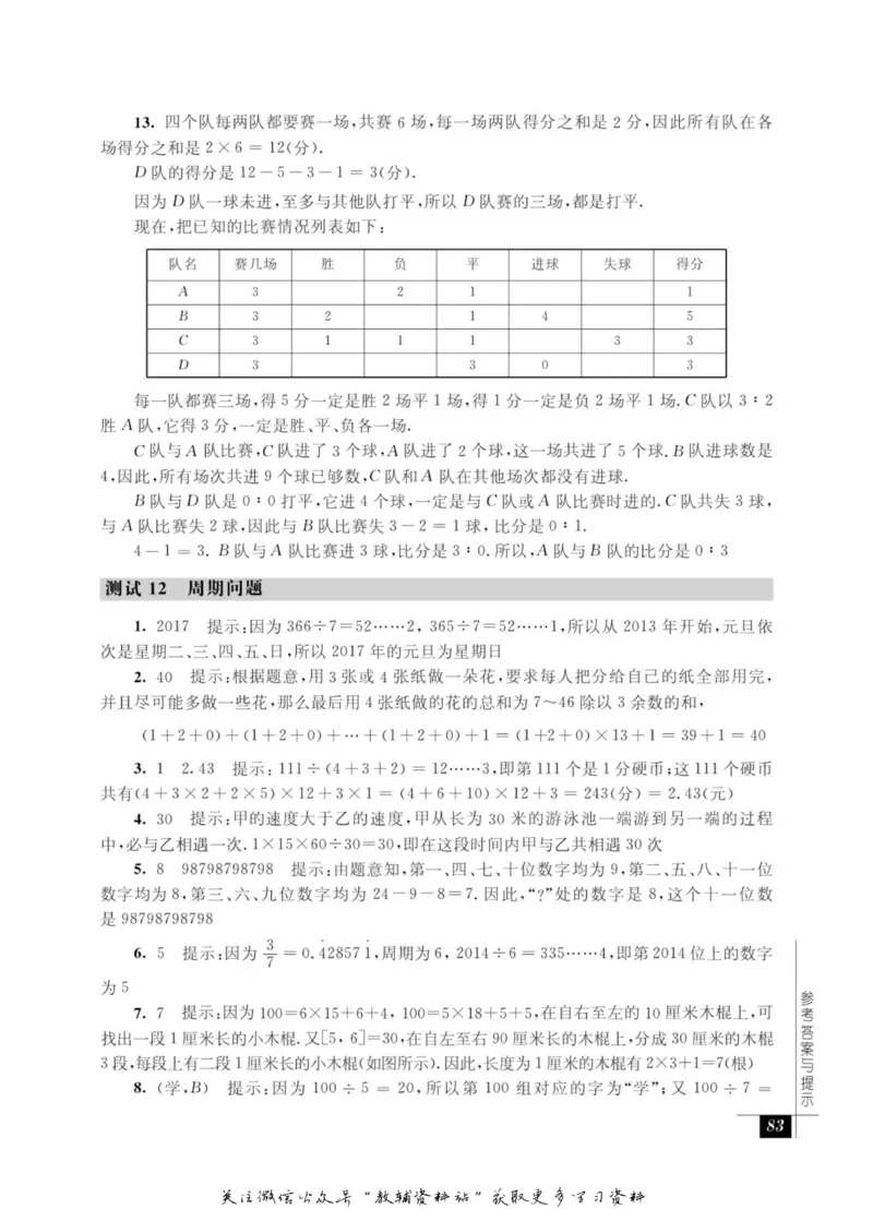 奥数教程&middot;五年级能力测试_奥数专题合集_H007奥数类教辅汇总PDF_1~12年级奥数教程