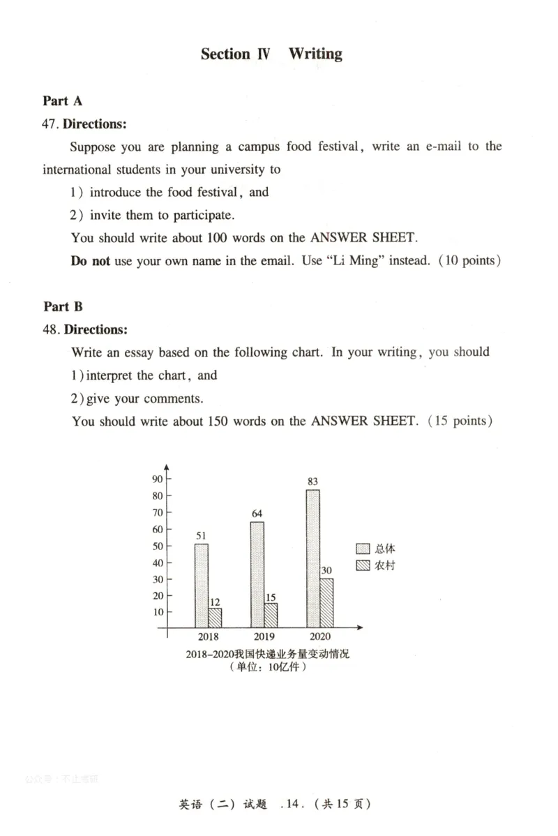 2022年考研英语二真题_考研英语+作文模板_2.1980-2025考研英二真题+解析_03、2010-2024年考研英语真题+解析_2010-2024年考研英语二真题