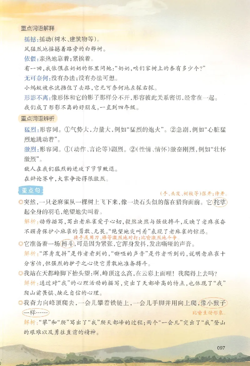 四年级语文人教版上册25秋《一本课本预习笔记》_语数英1-6年级《一本课本预习笔记》_语文人教版上册_四年级语文人教版上册25秋《一本课本预习笔记》(1)